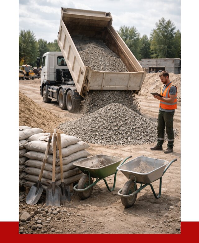 Доставка нерудных материалов в Стерлитамаке от 1236 руб. | ПРОНЕРУДСтм