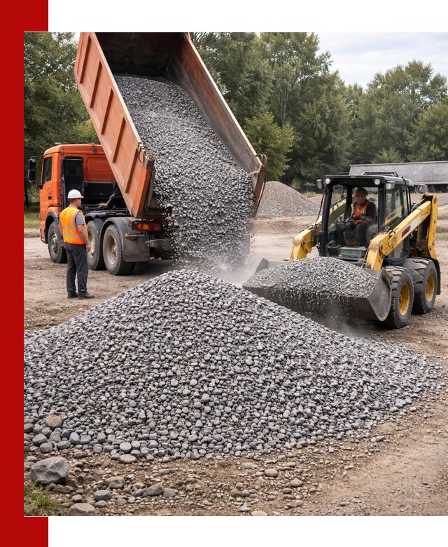 Купить гранитный щебень фракции 5–10 в Стерлитамаке с доставкой
