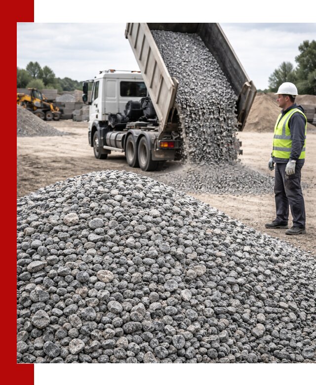 Доставка и продажа гранитного щебня фракции 5-20 в Стерлитамаке