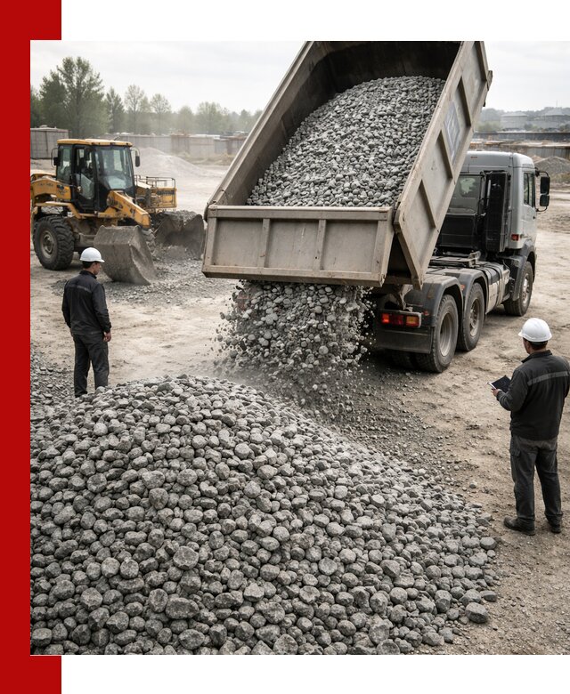 Доставка гранитного щебня фракции 20-40 в Стерлитамаке