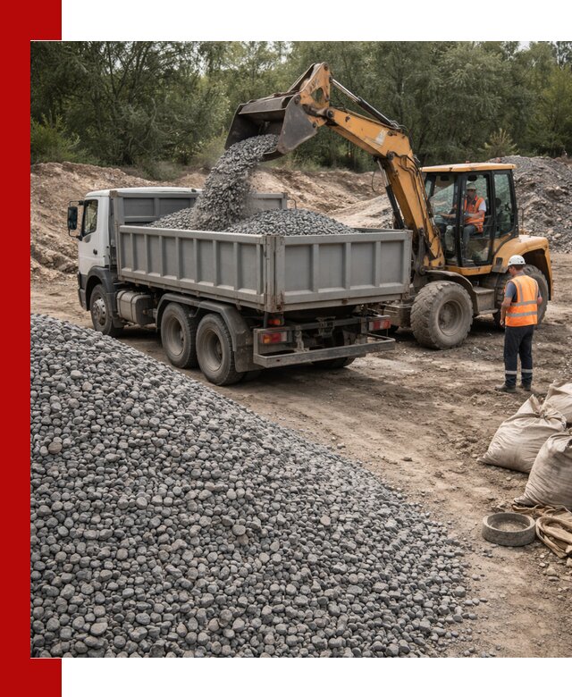 Доставка гравийного щебня в Стерлитамаке оптом и в розницу