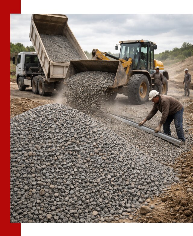 Гравийный щебень фракция 5-20 с доставкой в Стерлитамаке