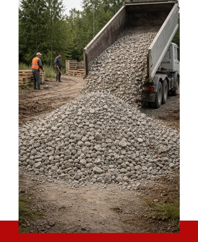 гравийный щебень фракция 70-120 в Стерлитамаке от 2523 р. ПРОНЕРУДСтм