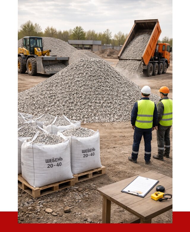 Известняковый щебень 20-40 в Стерлитамаке от 2163 р. ПРОНЕРУДСтм