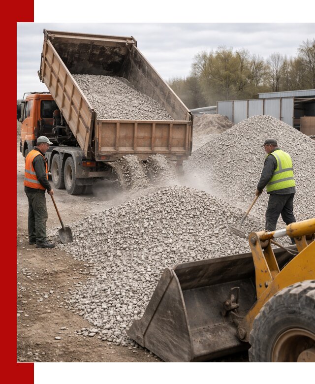 Доломитовый щебень фракции 5-20 с доставкой в Стерлитамаке