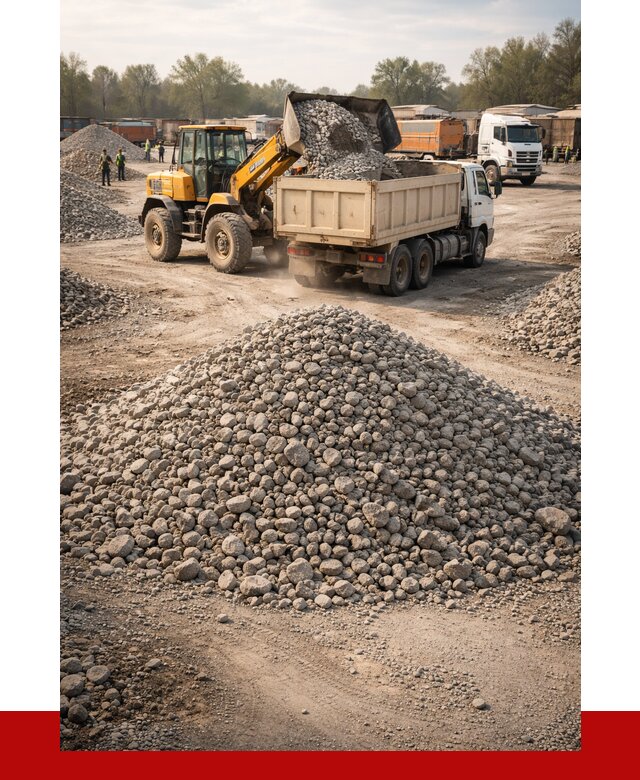 Вторичный щебень фракция 40-70 в Стерлитамаке от 1792 р, ПРОНЕРУДСтм