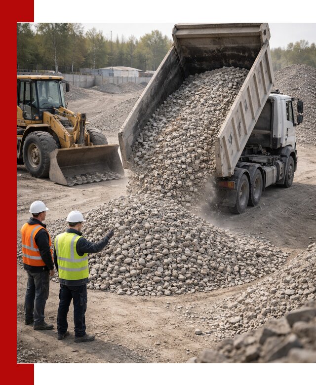 Вторичный щебень фракция 40–70 доставка в Стерлитамаке