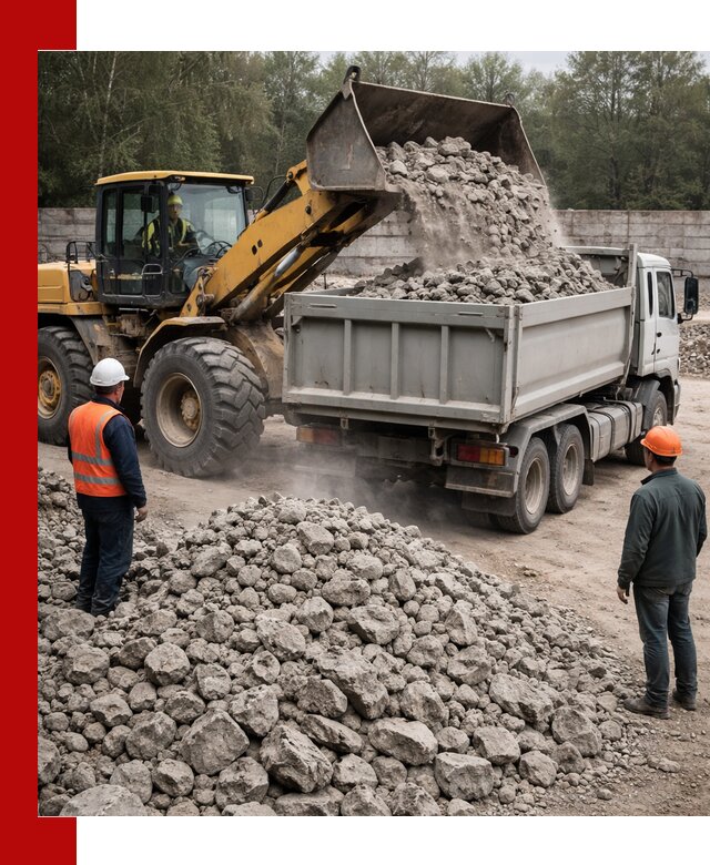 Вторичный щебень фракция 70–150 в Стерлитамаке с доставкой