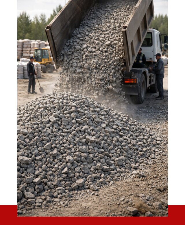 Бетонный щебень фракция 40-70 в Стерлитамаке от 1854 р. ПРОНЕРУДСтм