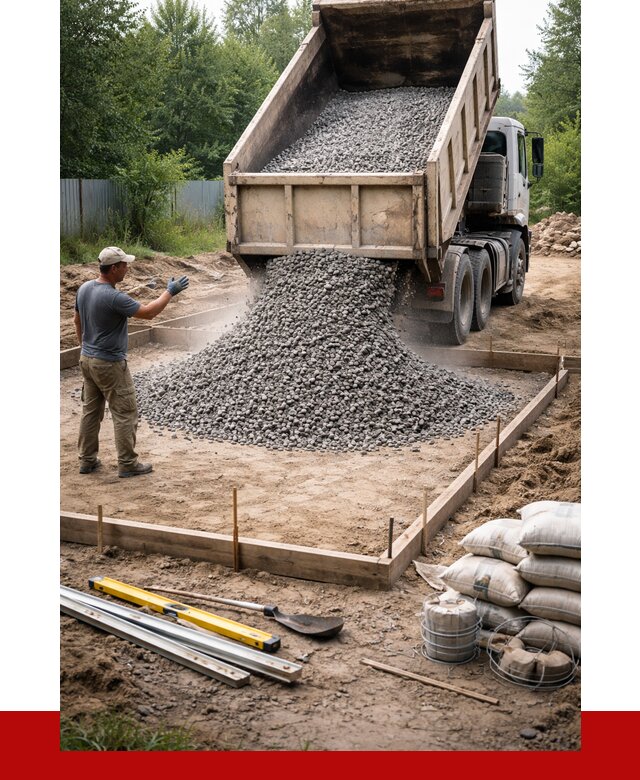 Купить щебень для фундамента в Стерлитамаке от 4635 р. | ПРОНЕРУДСтм