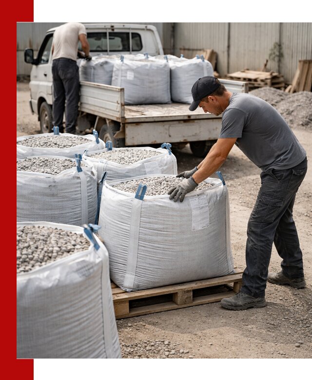 Доставка щебня в мешках по выгодным ценам в Стерлитамаке
