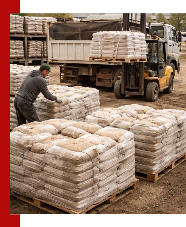 Карьерный песок в мешках с доставкой в Стерлитамаке