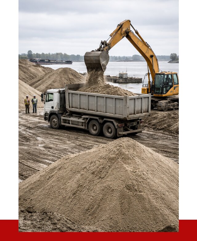 Купить речной песок навалом в Стерлитамаке от 1854 р., ПРОНЕРУДСтм