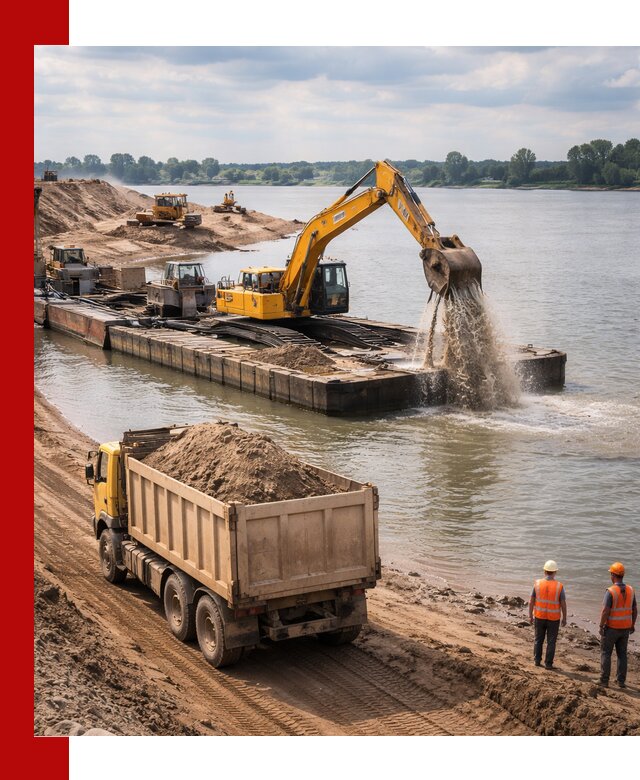 Намывной песок с доставкой в Стерлитамаке оптом и в розницу