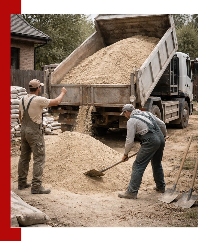 Песок для штукатурки с доставкой в Стерлитамаке качественный и чистый