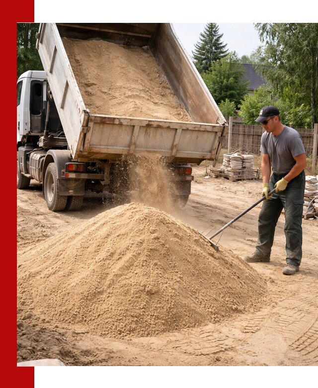 Доставка сухого песка самосвалами в Стерлитамаке