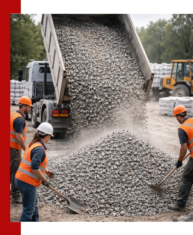 Доставка гравия и камня в Стерлитамаке оптом и в розницу