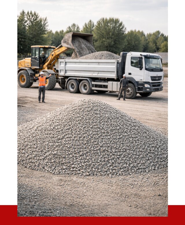 Купить мытый гравий в Стерлитамаке от 3605 р, доставка ПРОНЕРУДСтм