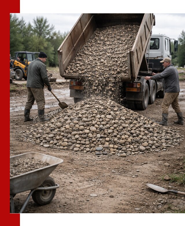 Доставка гальки речной оптом и в розницу в Стерлитамаке