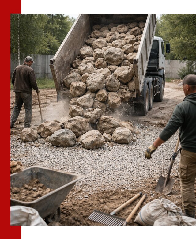 Доставка и укладка булыжника в Стерлитамаке