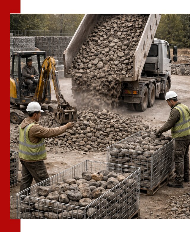 Камень для габионов фракция 100–201 в Стерлитамаке