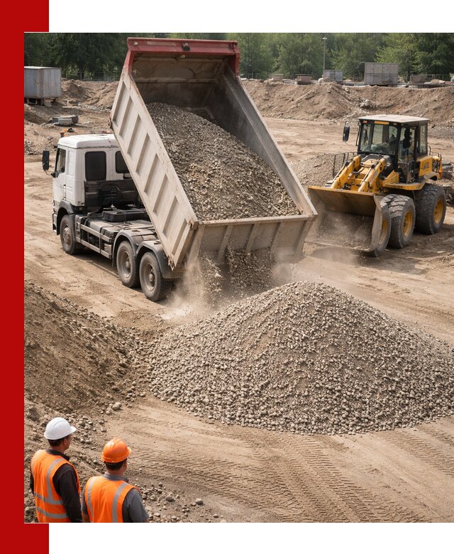 Щебень с песком (ЩГПС С2) с доставкой в Стерлитамаке