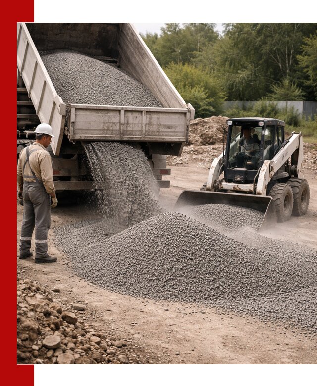 Доставка гравийного отсева 0-5 в Стерлитамаке оптом и в розницу