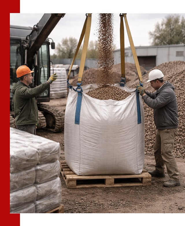 Керамзит в биг-бегах с доставкой в Стерлитамаке