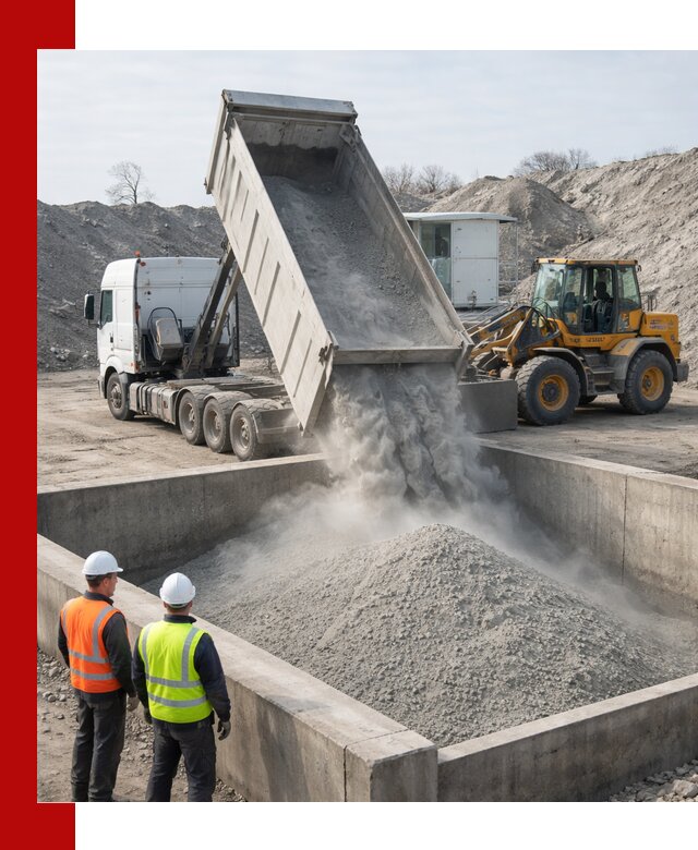 Доставка цемента навалом в Стерлитамаке крупными партиями