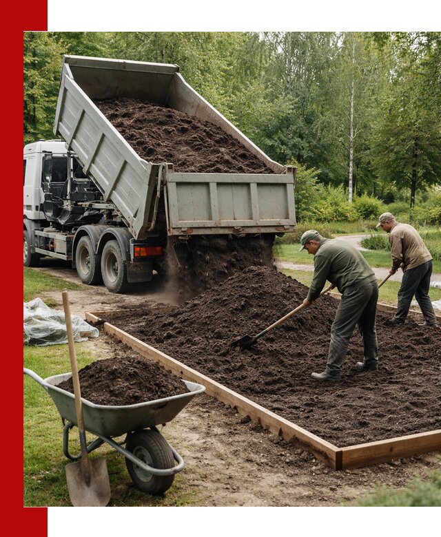 Доставка грунта для озеленения и благоустройства в Стерлитамаке