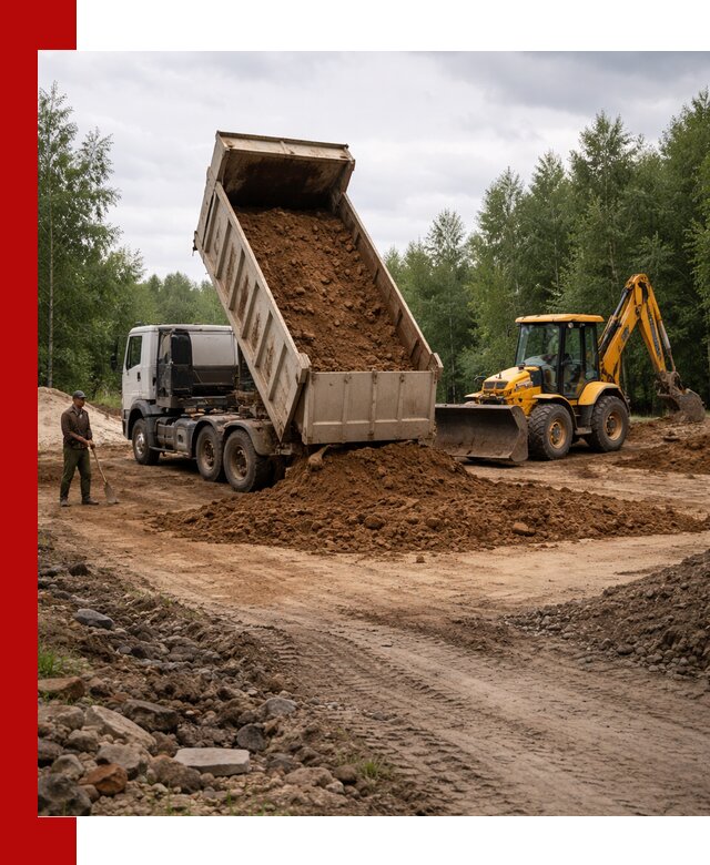 Доставка суглинка самосвалами в Стерлитамаке подсыпка и планировка