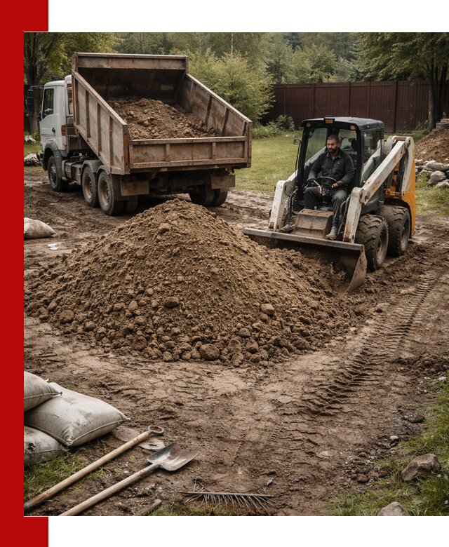 Суглинок для планировки участков в Стерлитамаке с доставкой и выгрузкой