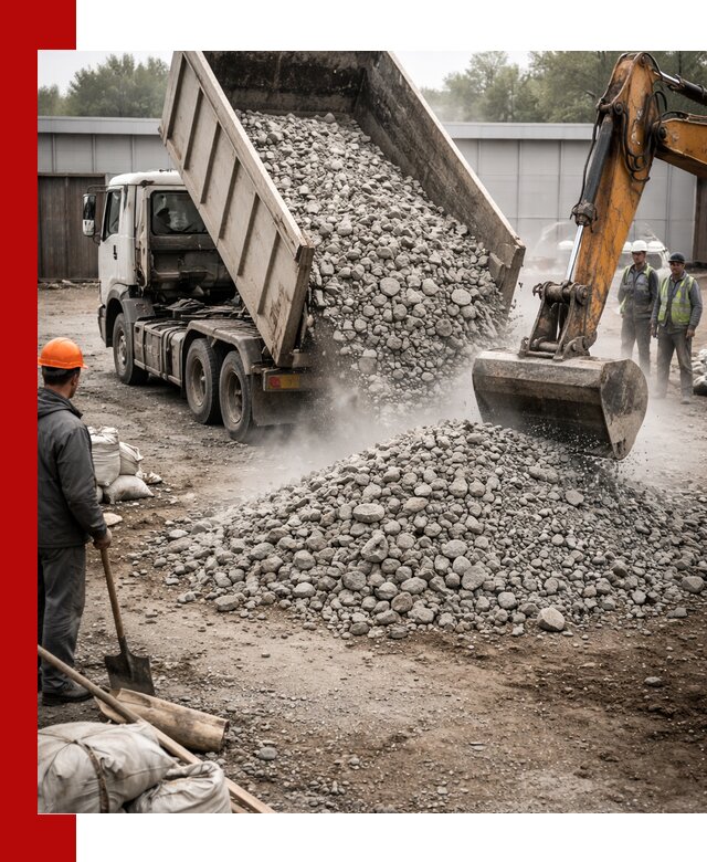 Доставка дробленого бетона в Стерлитамаке оптом и в розницу