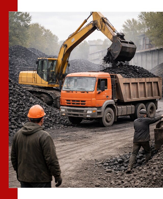 Доставка угля автотранспортом в Стерлитамаке быстро и выгодно