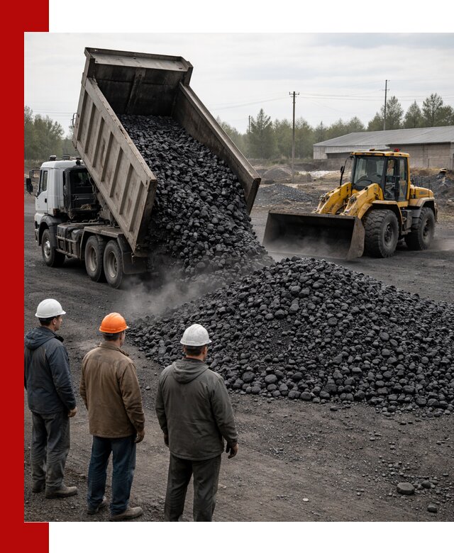 Доставка угля антрацита в Стерлитамаке с самосвалами и погрузкой