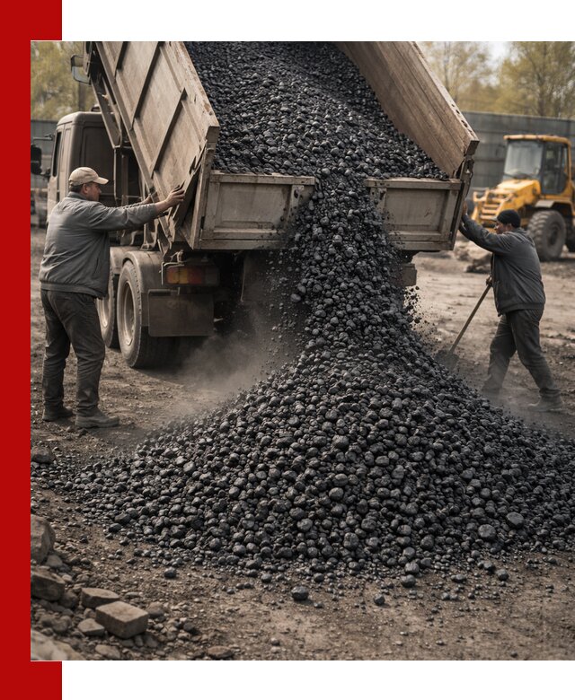 Доставка угля семечка самосвалами в Стерлитамаке