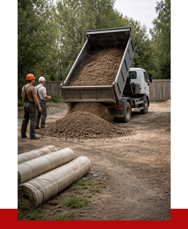 Доставка сыпучих материалов самосвалом в [cvi] от 4326 р. | ПРОНЕРУДСтм