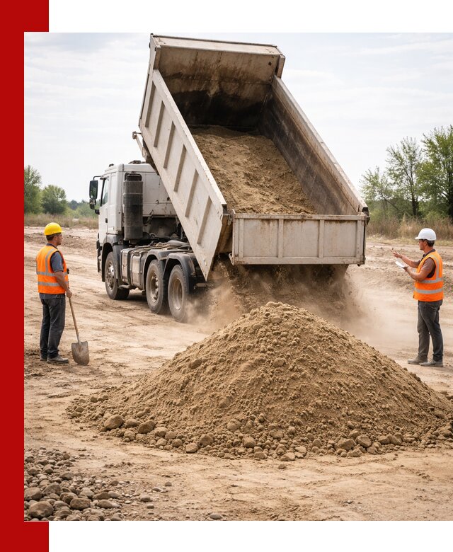 Доставка самосвалом 15 кубов в Стерлитамаке за город и по городу