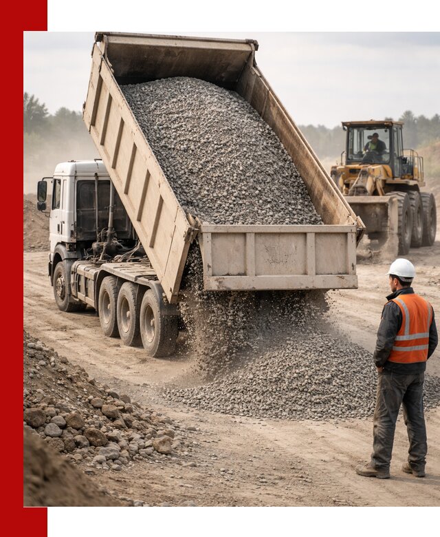 Доставка самосвалом 40 кубов цемента и сыпучих в Стерлитамаке