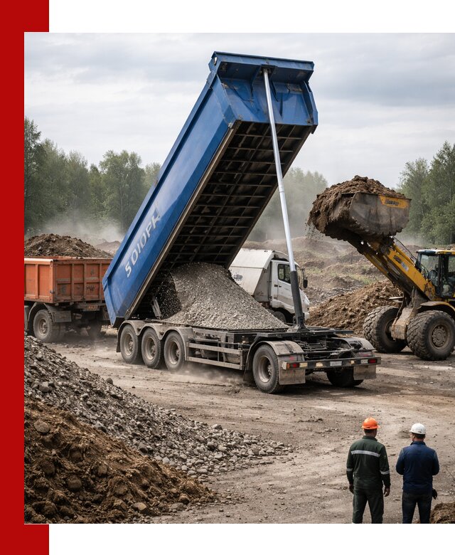 Аренда тонар 40 тонн в Стерлитамаке с доставкой материалов