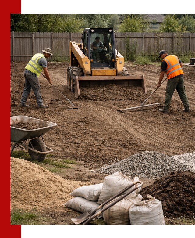 Выравнивание участка под строительство и благоустройство в Стерлитамаке